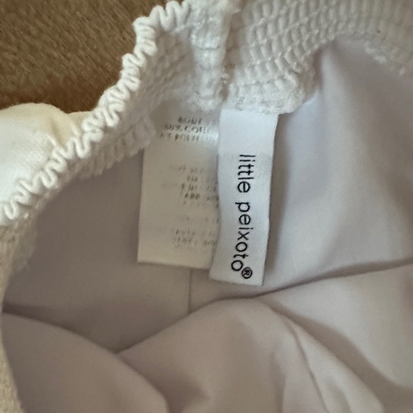 Kids White Ruffle Matching Set - Picture 2 of 6